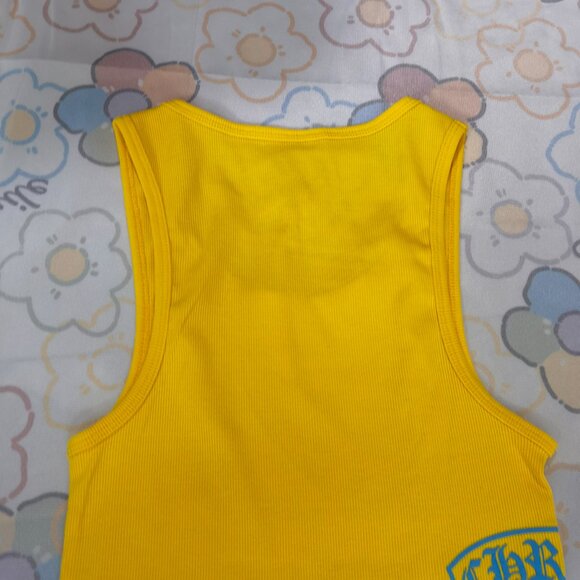 Chrome Hearts Yellow Lettering Sleeveless Tank Top - Picture 8 of 8